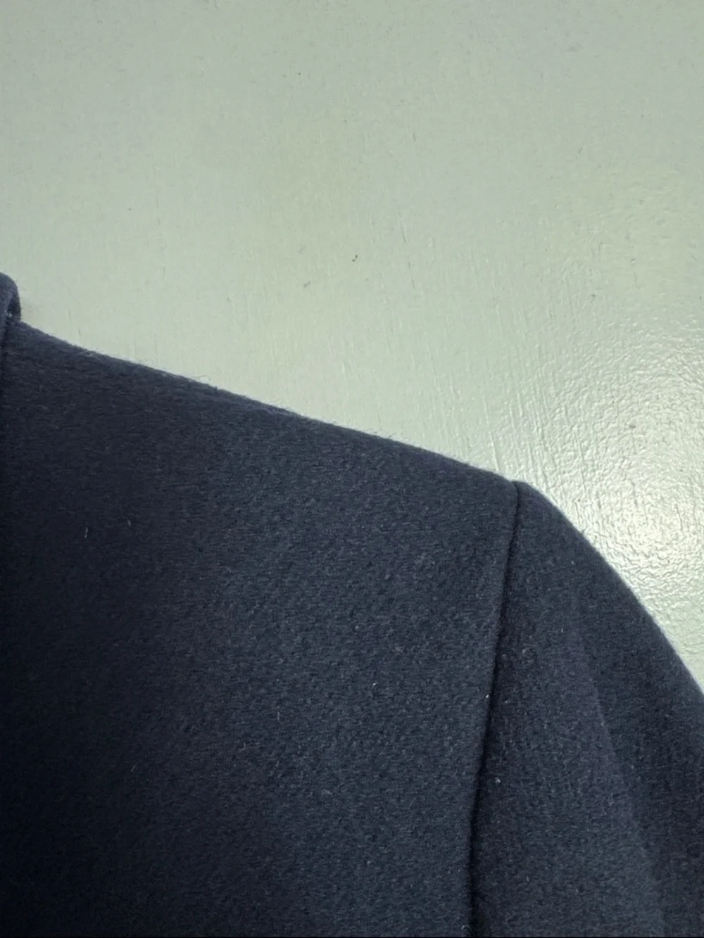 J Crew Cape Poncho Wool Cashmere Toggle‎ Coat Navy Size XXS/XS - Picture 8 of 12